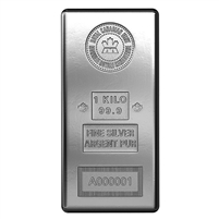 Royal Canadian Mint Kilo 99.9 Silver Bar (No Tax)