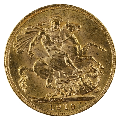 1919C Canada Gold Sovereign Uncirculated (MS-60)