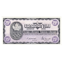 S5-D-MN 1976 Canadian Tire Coupon 25 Cents Uncirculated