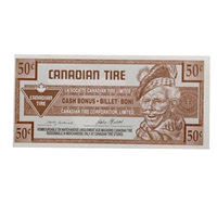 S17-E-99 1992 Canadian Tire Coupon 50 Cents Uncirculated