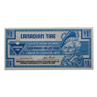 S17-F-00a 1992 Canadian Tire Coupon $1.00 Uncirculated