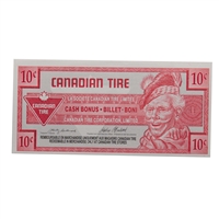 S17-Ca-*0 Replacement 1992 Canadian Tire Coupon 10 Cents EF-AU
