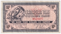 G5-B-B 1964 Canadian Tire Coupon 10 Cents Very Fine