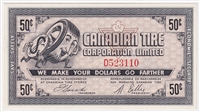 G5-D-D 1964 Canadian Tire Coupon 50 Cents Uncirculated