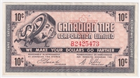 G6-B-B 1968 Canadian Tire Coupon 10 Cents VF-EF
