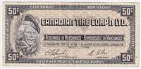 S1-E-E 1961 Canadian Tire Coupon 50 Cents VF-EF