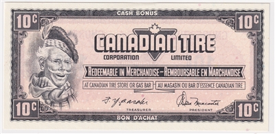 S4-C-GN 1974 Canadian Tire Coupon 10 Cents Uncirculated