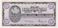 S5-D-MN 1976 Canadian Tire Coupon 25 Cents Extra Fine