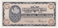 S5-E-NN 1976 Canadian Tire Coupon 50 Cents Uncirculated