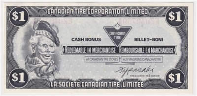 S6-F-EZ 1985 Canadian Tire Coupon $1.00 Uncirculated