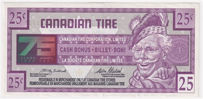 S18-Da-175 Replacement 1996 Canadian Tire Coupon 25 Cents Almost Uncirculated