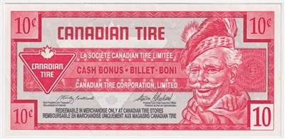 S20-Ca-20 Replacement 1996 Canadian Tire Coupon 10 Cents Uncirculated