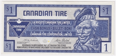 S20-Fa-20 Replacement 1996 Canadian Tire Coupon $1.00 Uncirculated