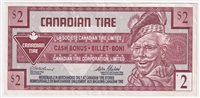 S21-Ga-10 Replacement 1996 Canadian Tire Coupon $2.00 Extra Fine