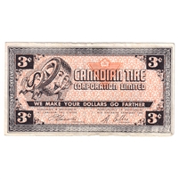 G2-C2 No Mor Power 1962 Canadian Tire Coupon 3 Cents Very Fine