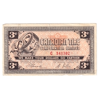 G2-C-C2 No Mor Power 1962 Canadian Tire Coupon 3 Cents Fine