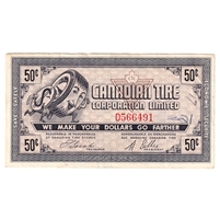 G5-D-D 1964 Canadian Tire Coupon 50 Cents Extra Fine (Ink)