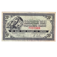 G6-D-F 1968 Canadian Tire Coupon 20 Cents VF-EF