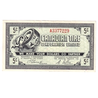 G7-A-A1 1972 Canadian Tire Coupon 5 Cents EF-AU