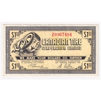 G8-E-Z2 Small Serifs 1978 Canadian Tire Coupon $1.00 Extra Fine