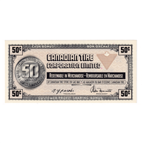 S3-E-V 1972 Canadian Tire Coupon 50 Cents Uncirculated