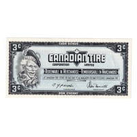 S4-A-AN 1974 Canadian Tire Coupon 3 Cents Extra Fine