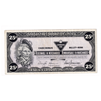 S13-Da-*0 Replacement 1991 Canadian Tire Coupon 25 Cents Very Fine