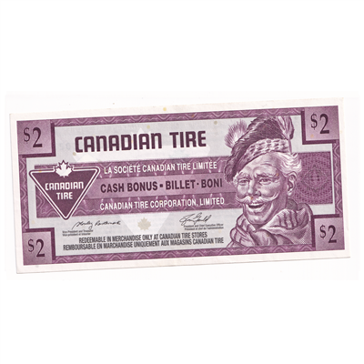 S28-G06-00 2006 Canadian Tire Coupon $2.00 Uncirculated