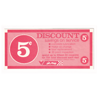 PSD-06 Canadian Tire Pit Stop Discount Note Almost Uncirculated