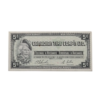 S1-B-H 1961 Canadian Tire Coupon 5 Cents Very Fine