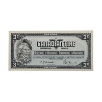 S4-A-AN 1974 Canadian Tire Coupon 3 Cents Uncirculated
