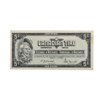 S4-B-BN 1974 Canadian Tire Coupon 5 Cents Very Fine