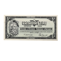 S4-B-TN1 1974 Canadian Tire Coupon 5 Cents EF-AU