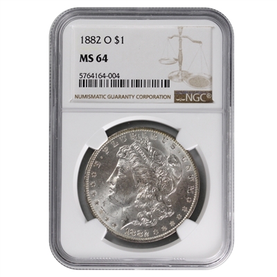 1882 O USA Dollar NGC Certified MS-64