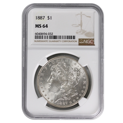 1887 USA Dollar NGC Certified MS-64