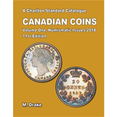 2018 Charlton Catalogue Volume One, Canadian Coins 71st Edition