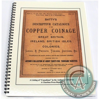 Batty's Descriptive Catalogue of the Copper Coinage of Britain, Vol. 4 (Light wear)