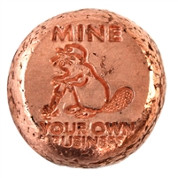 Beaver Bullion Mine Your Own Business 3oz Copper