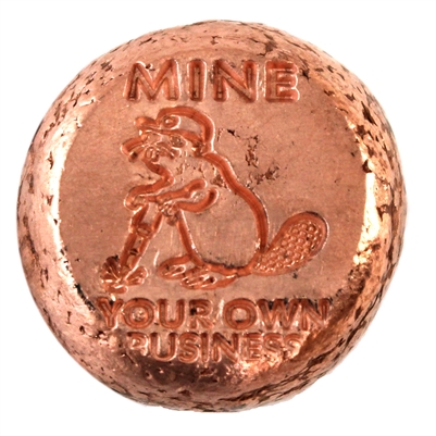 Beaver Bullion Mine Your Own Business 3oz Copper