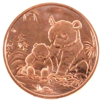 Panda  1oz. .999 Fine Copper