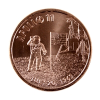 Apollo 11 50th Anniversary 1oz. .999 Fine Copper