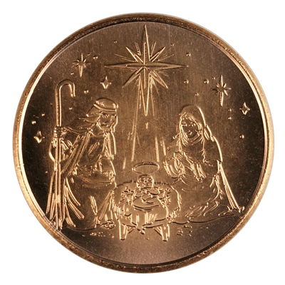 Nativity 1oz. .999 Fine Copper