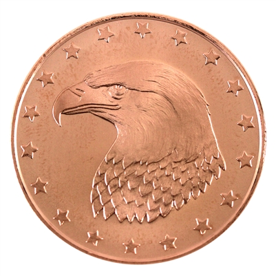 Eagle Head 1oz. .999 Fine Copper