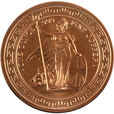 British Trade Dollar 1oz. .999 Fine Copper