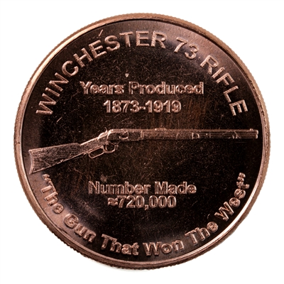 Winchester Rifle 1oz. .999 Fine Copper