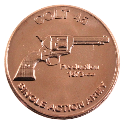 Colt 45 1oz. .999 Fine Copper