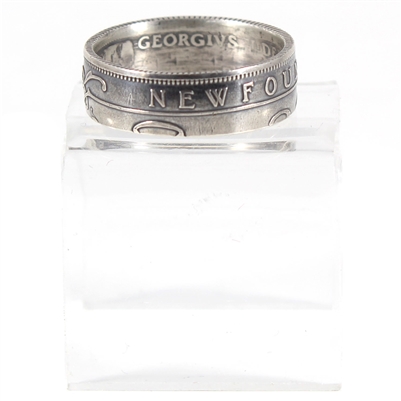 Custom Newfoundland Silver Coin Ring - Made Just For You!