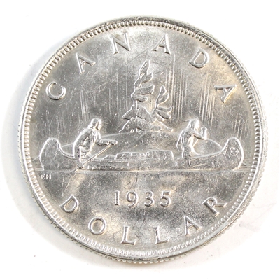 1935 Canada Dollar Uncirculated (MS-60) $