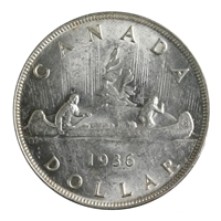 1936 Canada Dollar AU-UNC (AU-55) $