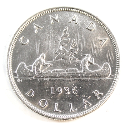 1936 Canada Dollar Brilliant Uncirculated (MS-63) $